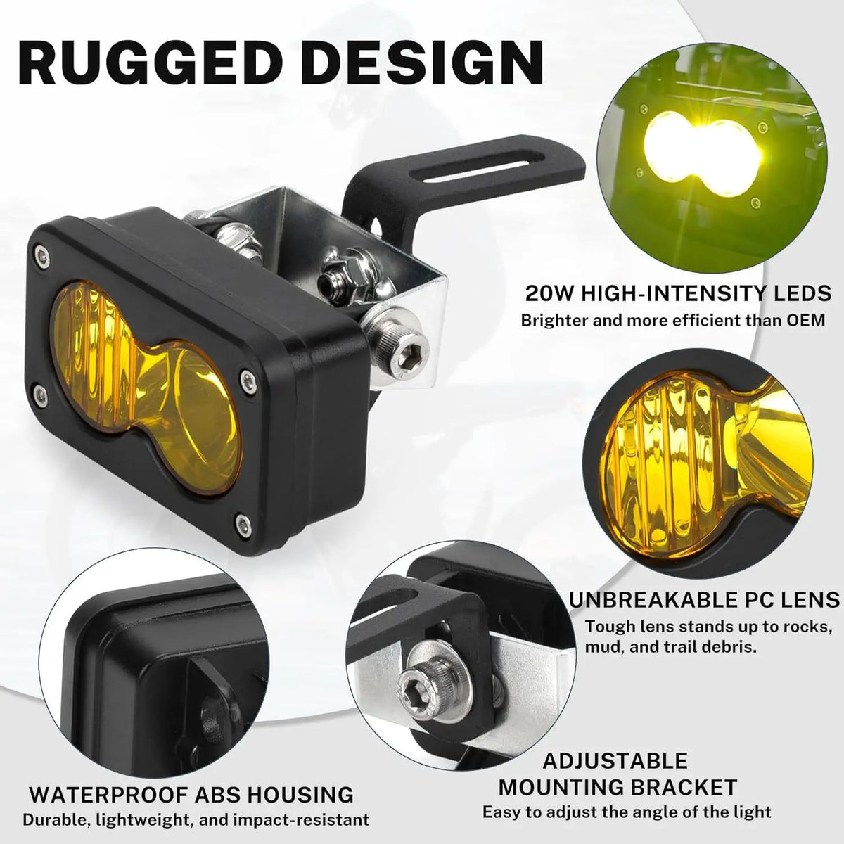 Baja Light For E-bikes/E-motos