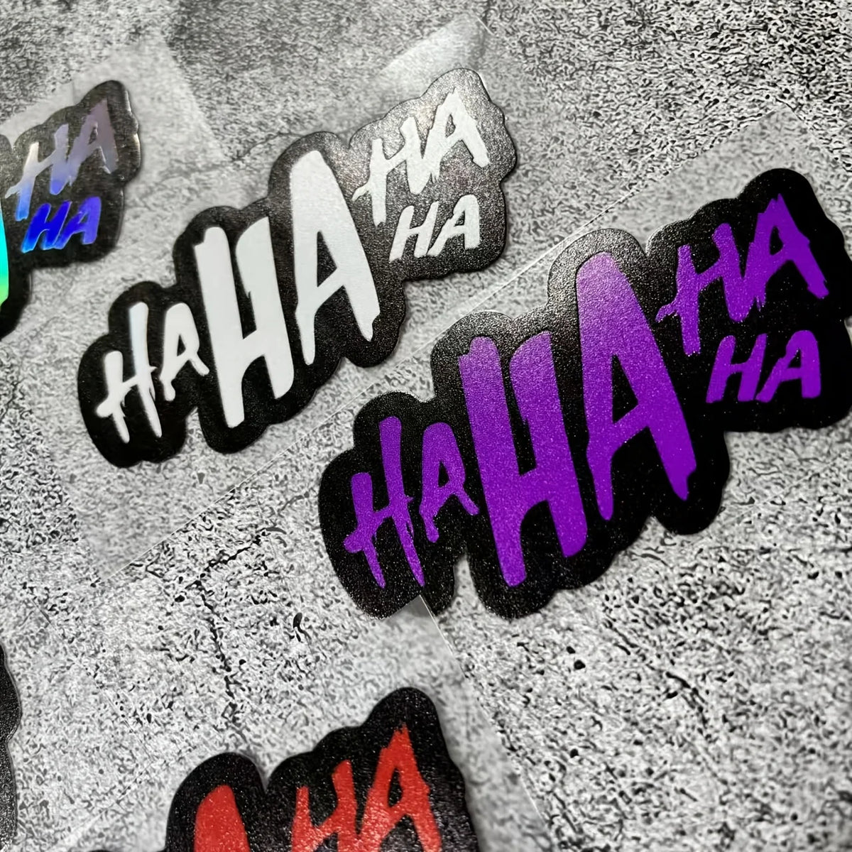 “HA HA HA” Vinyl Stickers