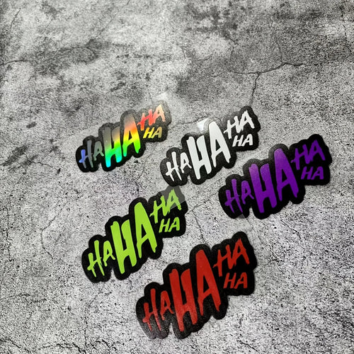 “HA HA HA” Vinyl Stickers