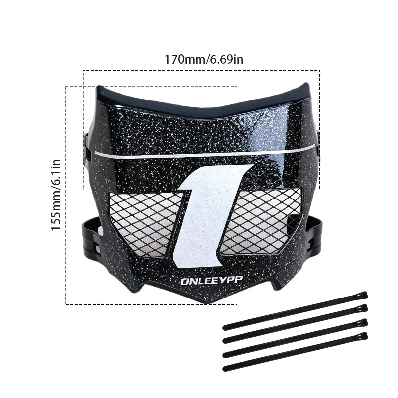 MotoCutz Front Number Plate